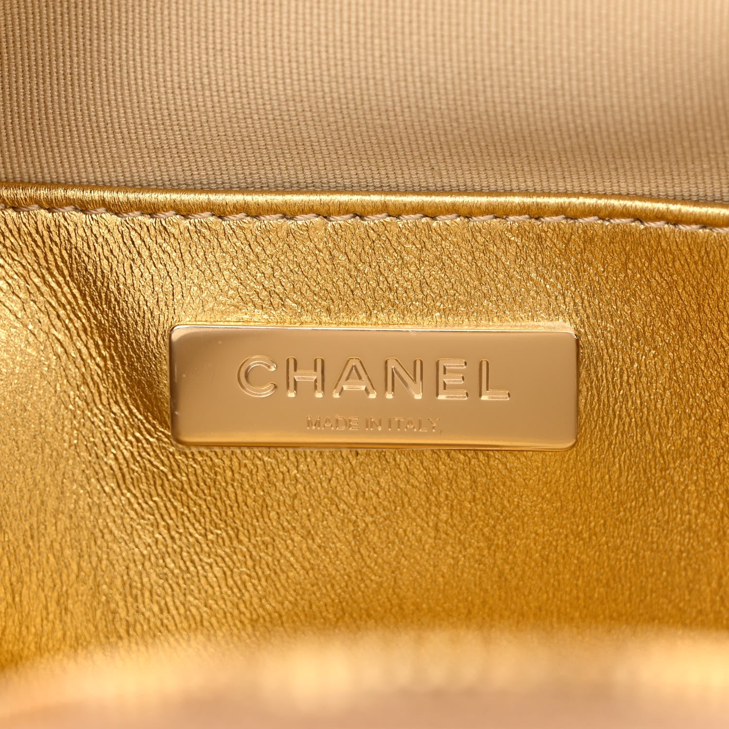 Chanel Metallic Lambskin Quilted Walk Of Fame Star Bag Gold 6 of 11