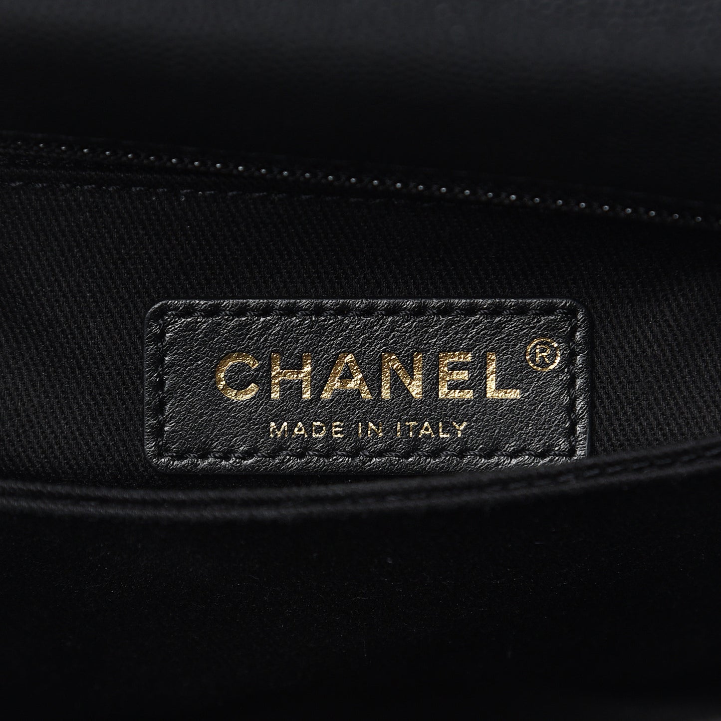 Caviar Lizard Embossed Quilted Mini Coco Handle Flap Black