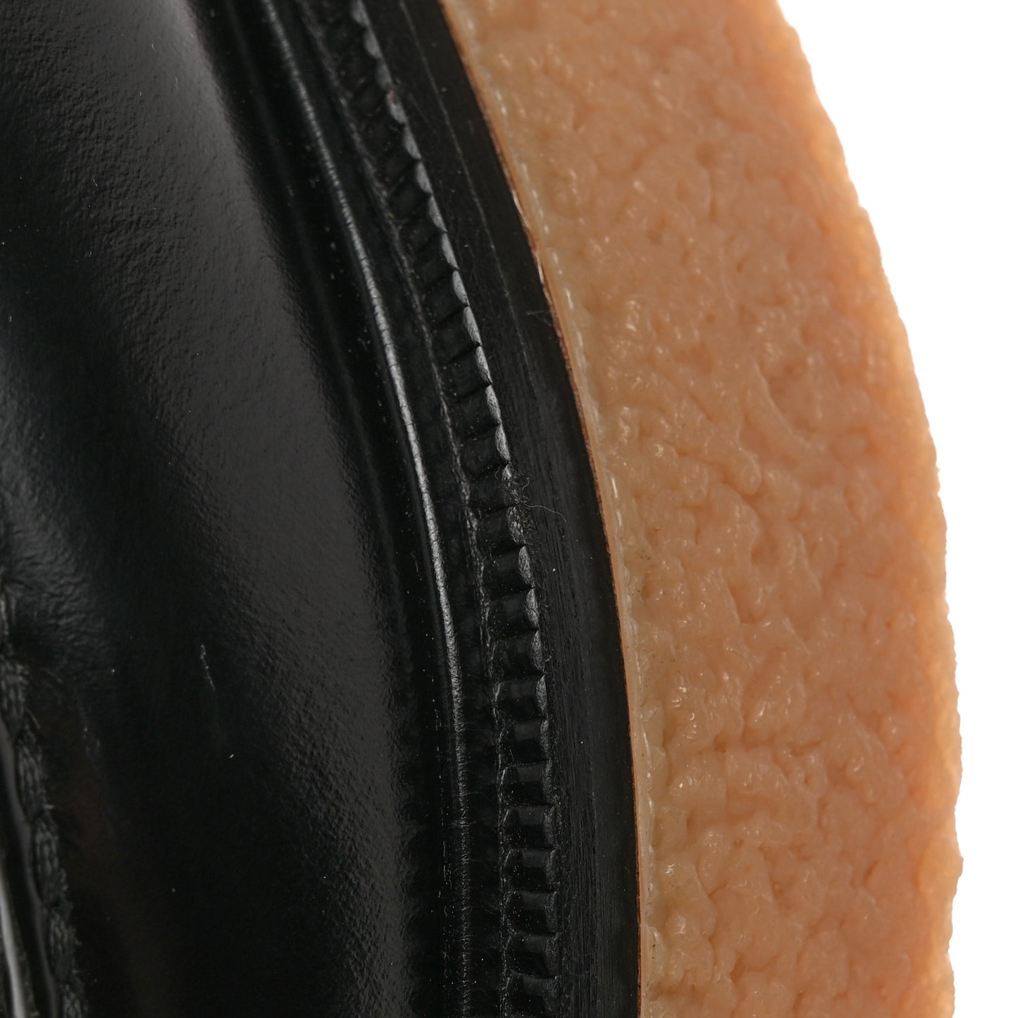 Glossed Calfskin Womens Dublin Loafers 36 Black