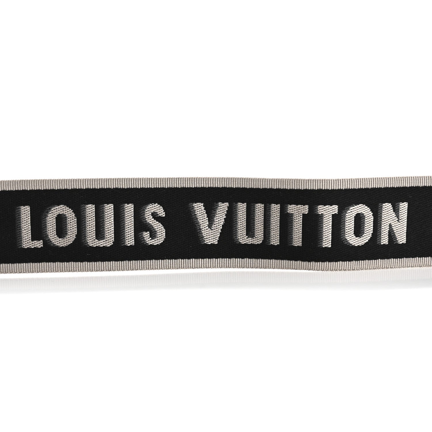 Louis Vuitton Jacquard Diane Shoulder Strap Black Ivory 4 of 4