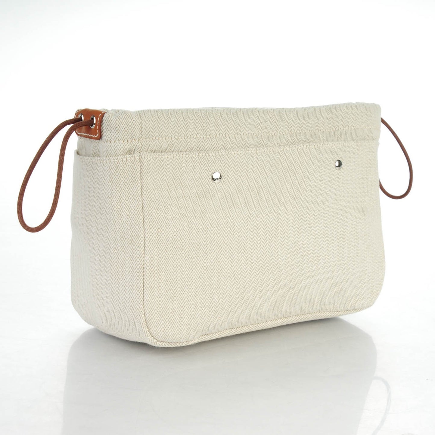 Canvas Barenia Fourbi 25 MM Pouch Naturel Fauve