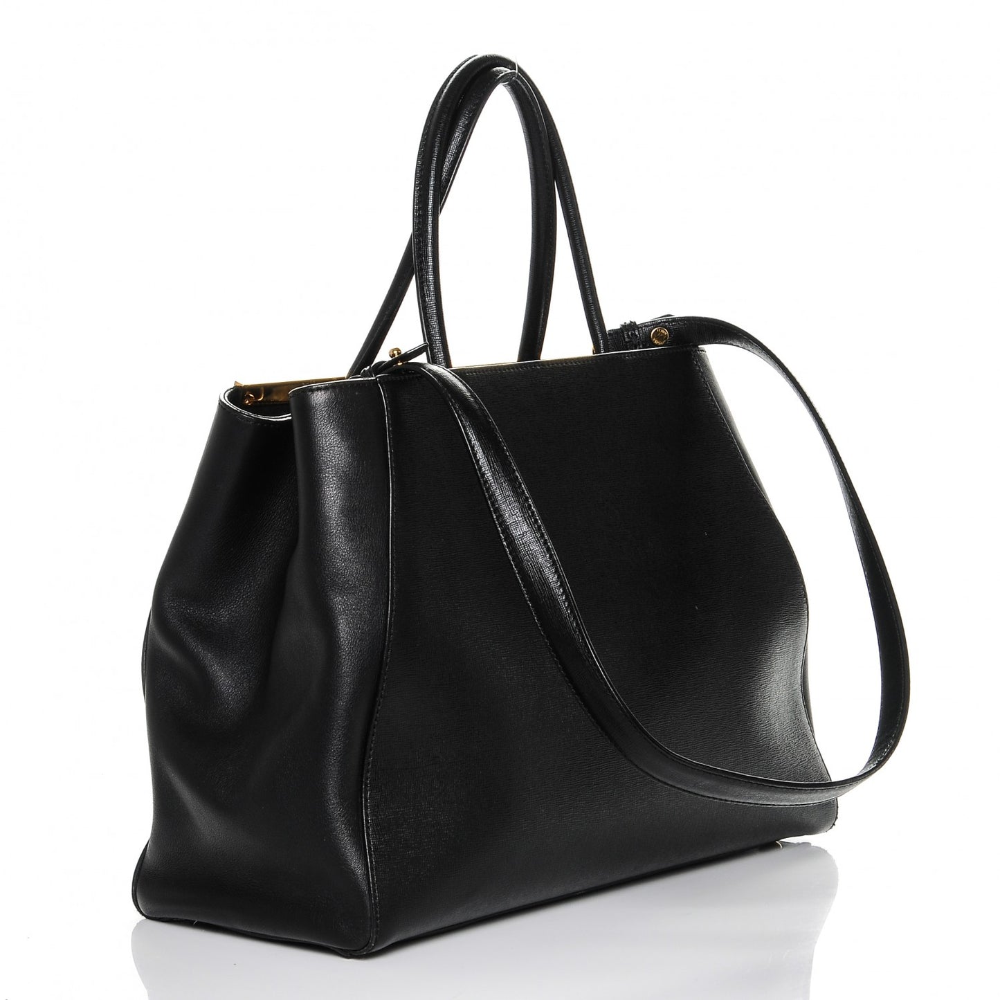 Vitello Elite Medium 2Jours Tote Black