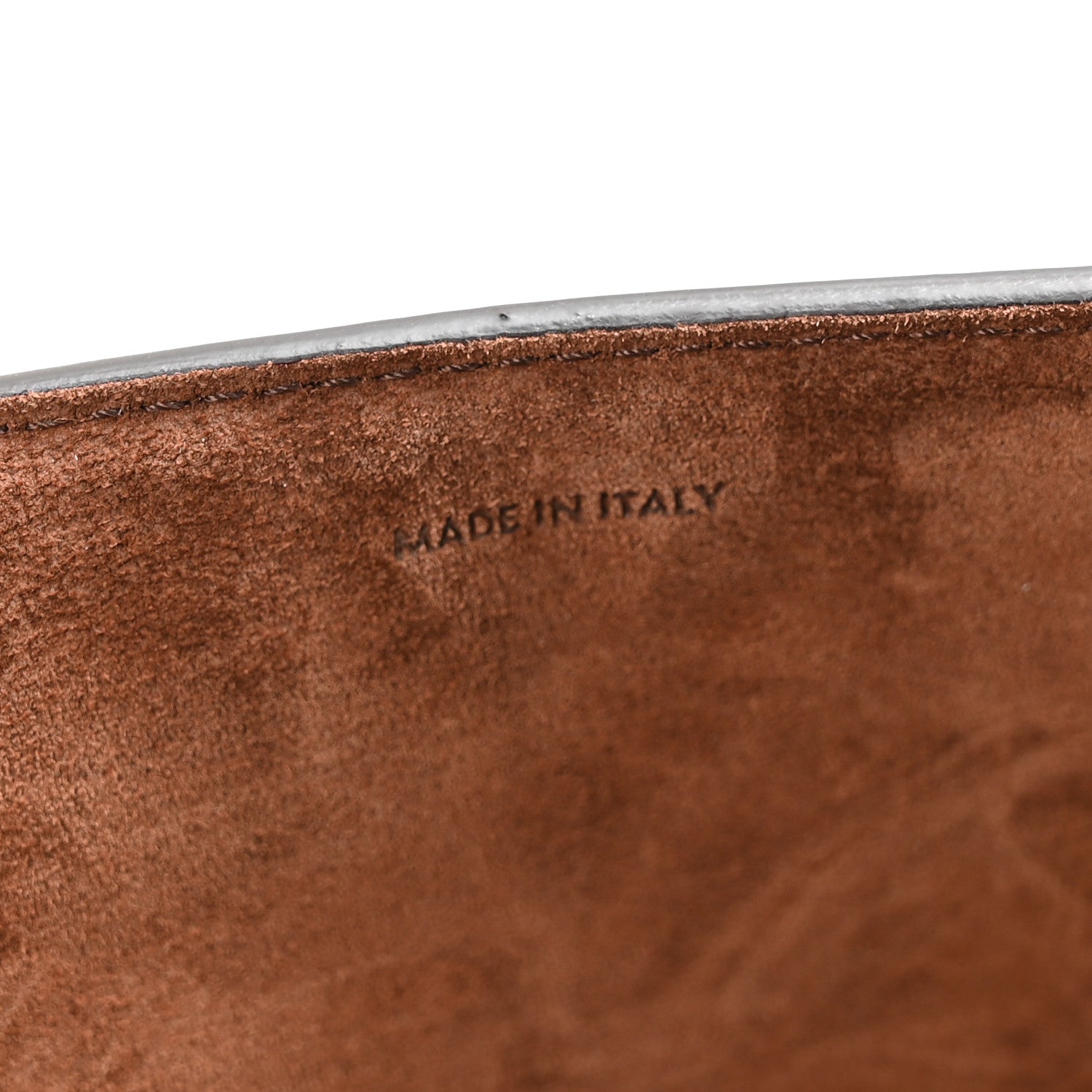 Celine Shiny Lambskin Soft Triomphe Little Half Moon Bag Soft Tan 7 of 11
