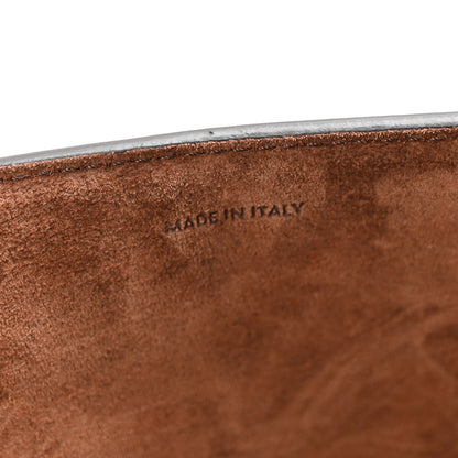 Celine Shiny Lambskin Soft Triomphe Little Half Moon Bag Soft Tan 7 of 11