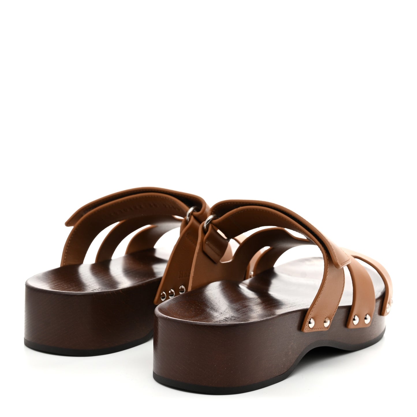 Calfskin Womens Kos Clog 38 Naturel