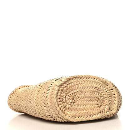 Loewe Raffia Basket Tote Bag Natural Tan 4 of 9