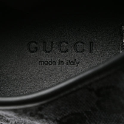 Gucci GG Monogram Calfskin Womens Low Top Sneakers 37.5 Piombo Black 6 of 8