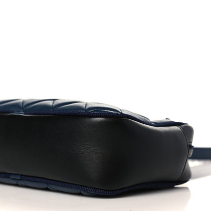 Chanel Calfskin Quilted Small Ballerine Camera Case Dark Blue 8 of 8
