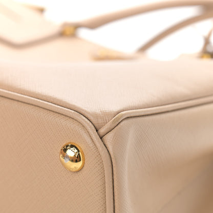 Prada Saffiano Medium Galleria Double Zip Tote Sabbia 12 of 13
