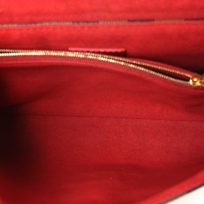 Louis Vuitton Damier Ebene Caissa Clutch Cherry 4 of 9