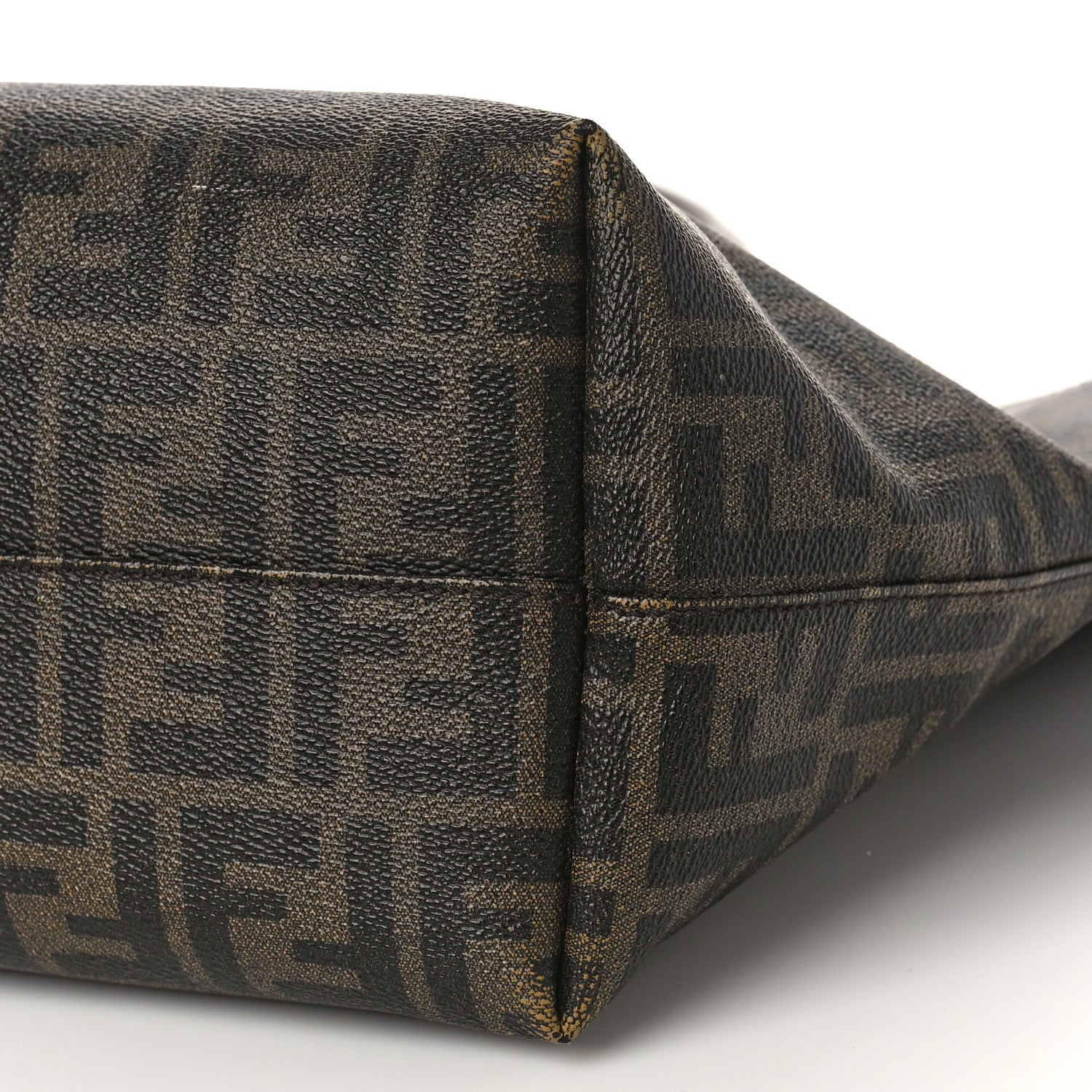 Fendi Zucca Spalmati Medium Roll Tote Tobacco Moro 9 of 12