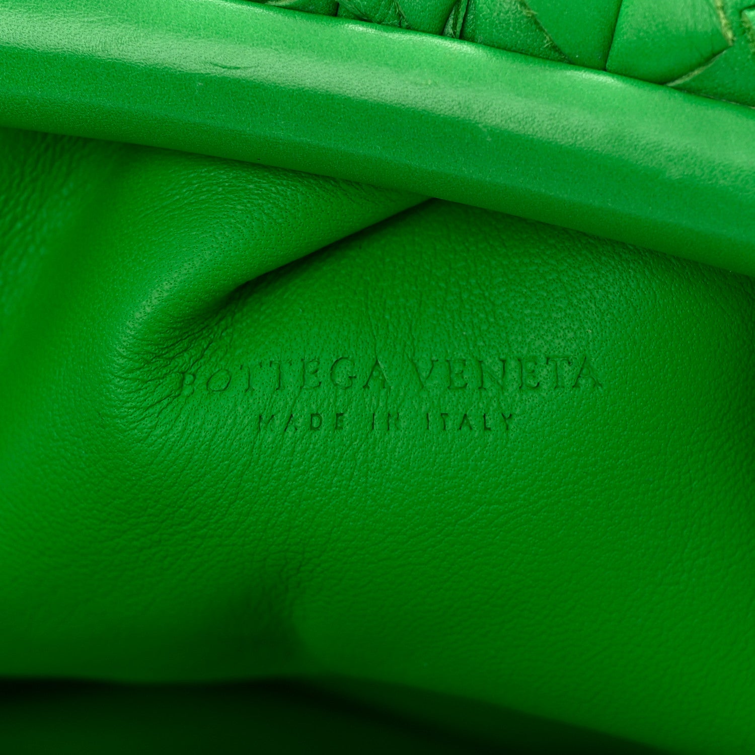 Bottega Veneta Nappa Intrecciato The Mini Pouch Clutch Parakeet 6 of 11