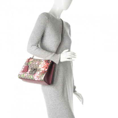 Gucci GG Supreme Monogram Blooms Medium Padlock Shoulder Bag Beige Multicolor Dry Rose 2 of 7