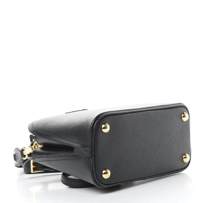 Prada Saffiano Cuir Micro Matinee Tote Black 5 of 10