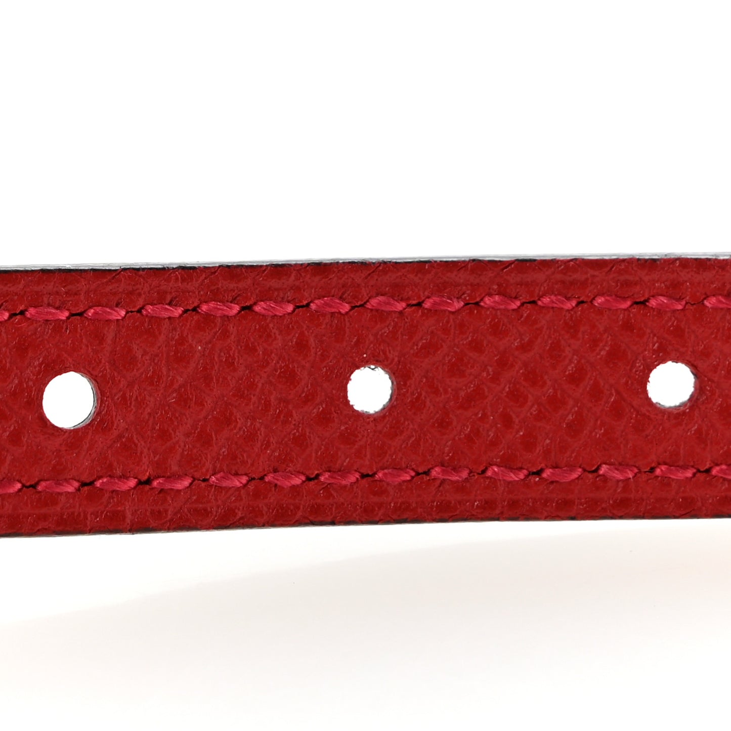 Swift Epsom 13mm Quizz H Belt 80 Black Rouge Casaque