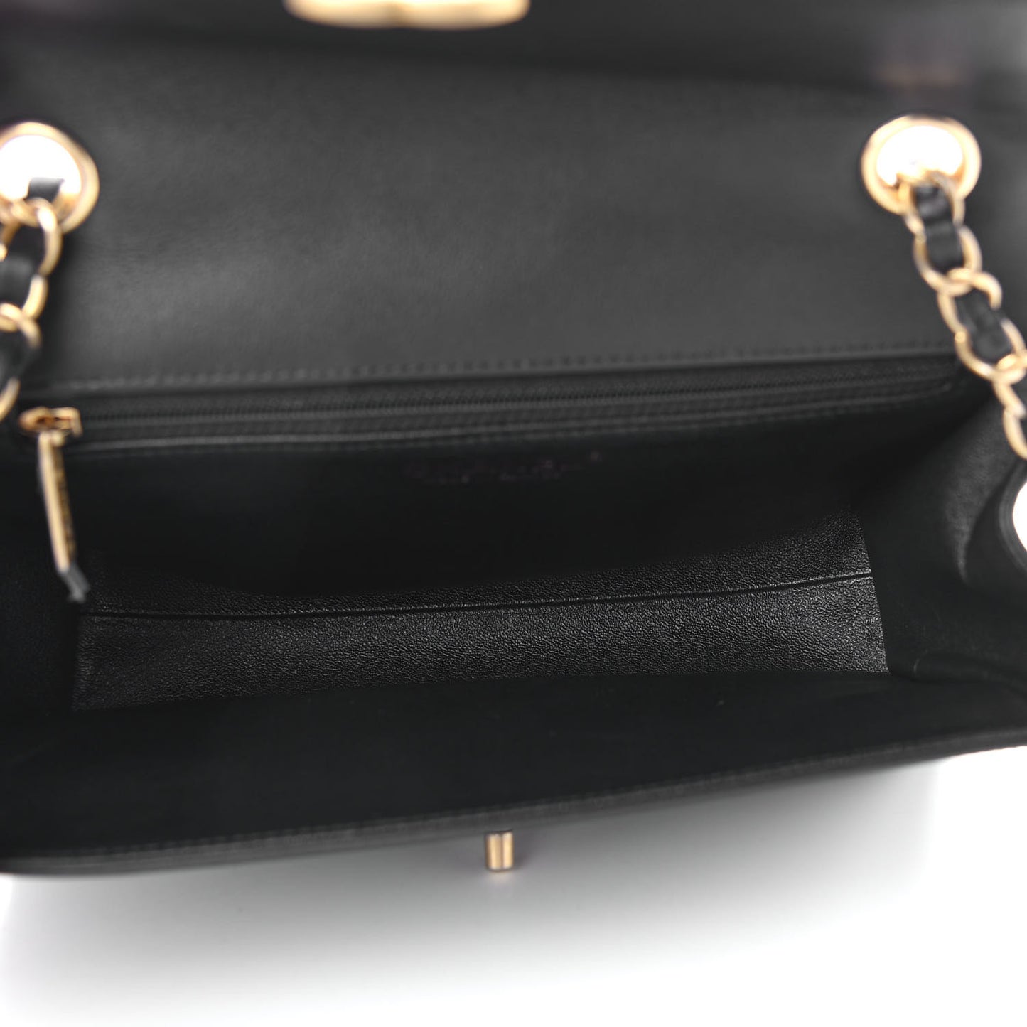 Calfskin Quilted Chevron In The City Bag Black