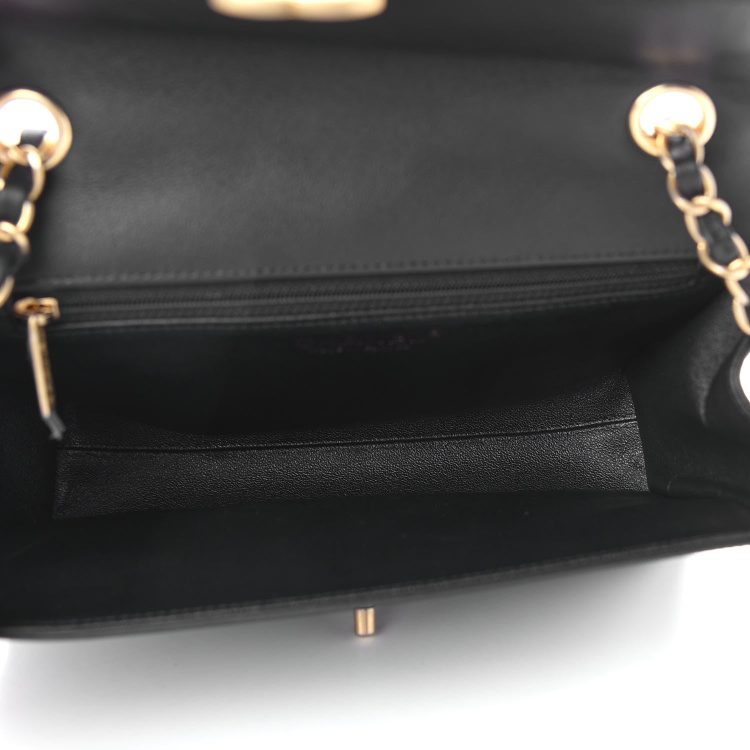 Chanel Calfskin Quilted Chevron In The City Bag Black 5 of 9