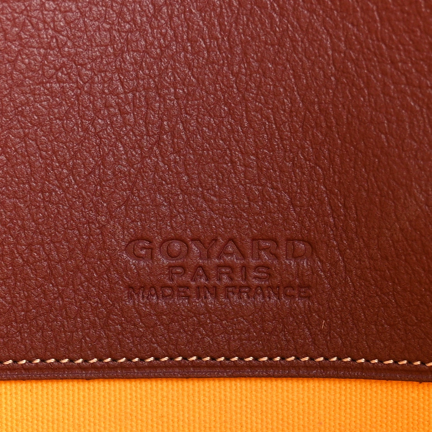 Goyard Goyardine Senat Pochette Burgundy 6 of 9