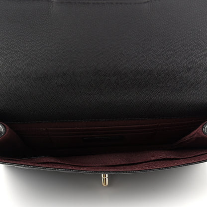 Chanel Caviar Quilted Square Flap Clutch Black 5 of 8