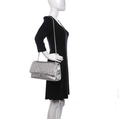 Chanel Metallic Lambskin Quilted 2.55 Reissue 227 Flap Silver 2 of 10
