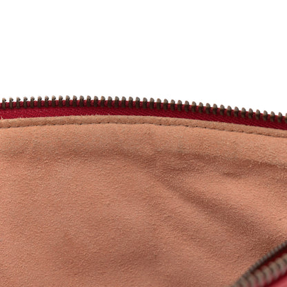 Gucci Calfskin Matelasse Mini GG Marmont Chain Bag Hibiscus Red 11 of 12