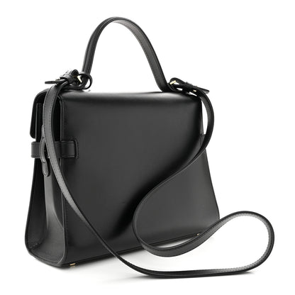 Delvaux Calfskin MM Tempete Satchel Black 3 of 12