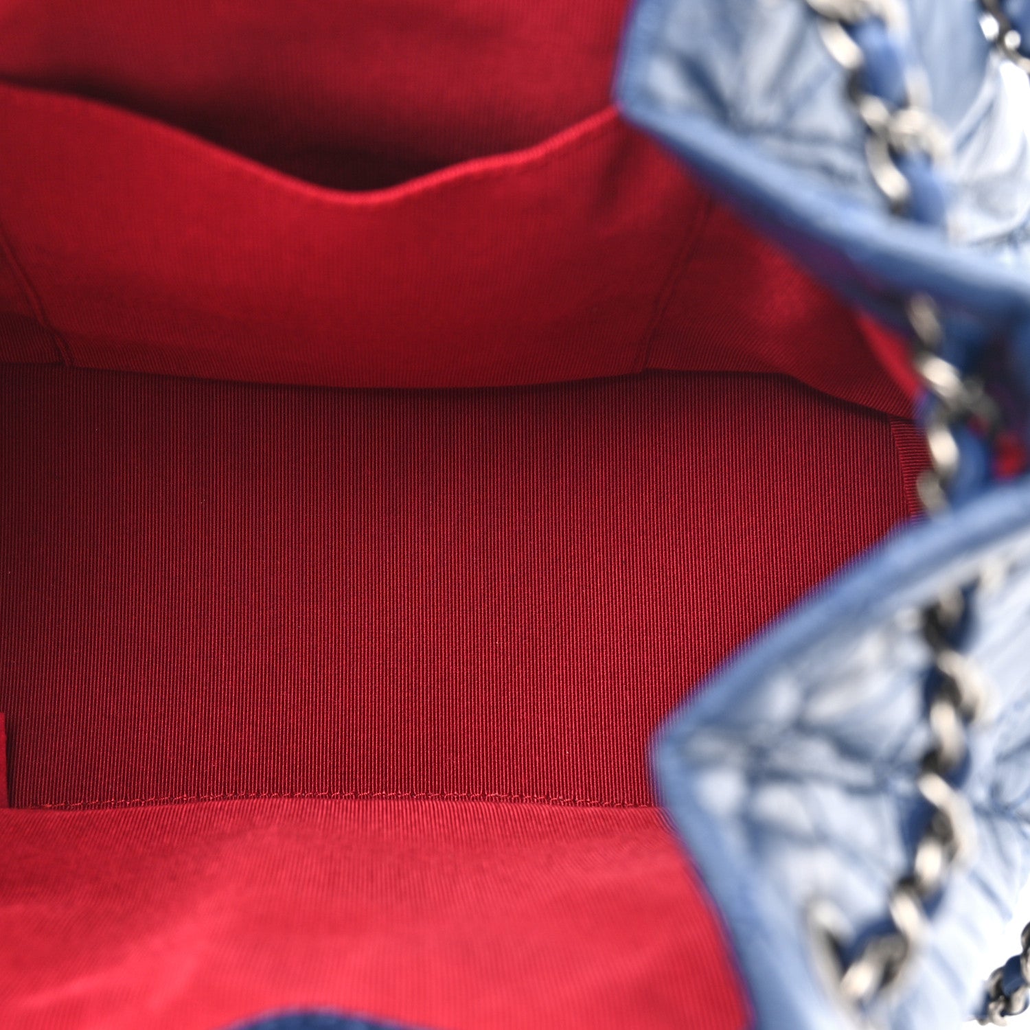 Chanel Aged Calfskin Quilted Small Gabrielle Backpack Navy 5 of 12