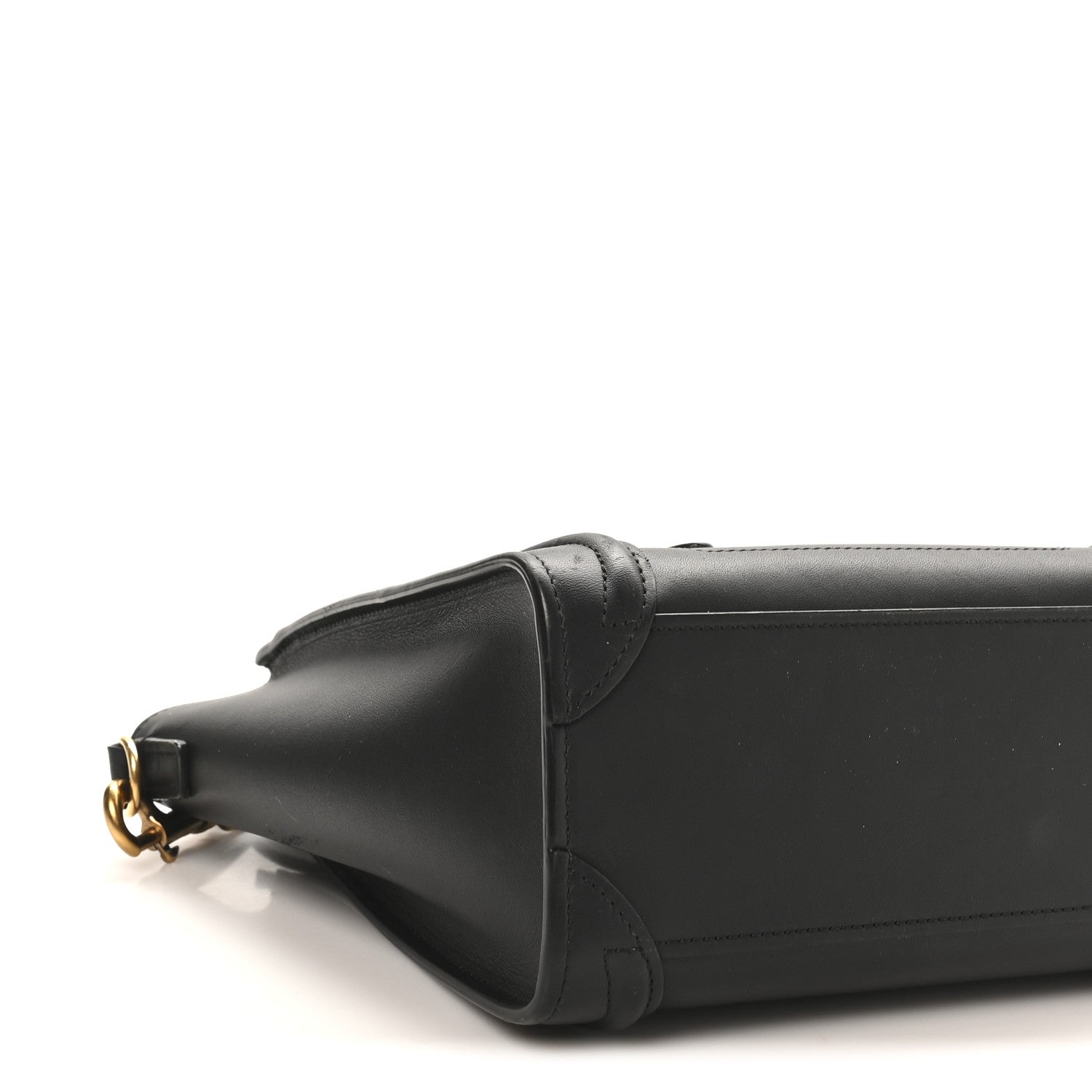 Celine Smooth Calfskin Nano Luggage Black 9 of 10