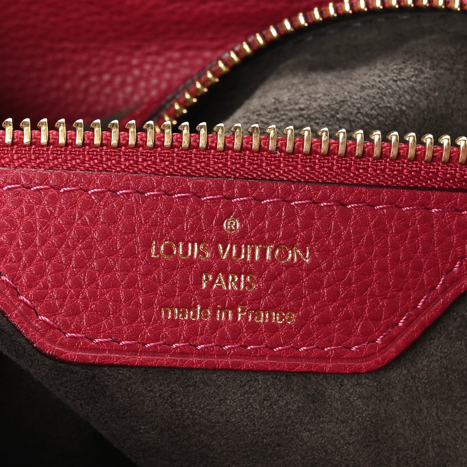 Louis Vuitton Mahina Cirrus PM Grenat 6 of 9