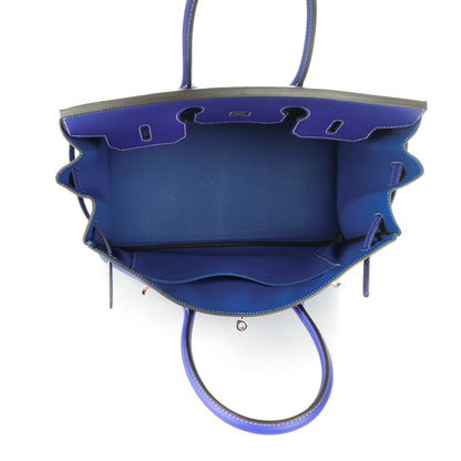 Hermes Epsom Birkin 35 Bleu Electrique Mykonos 7 of 24