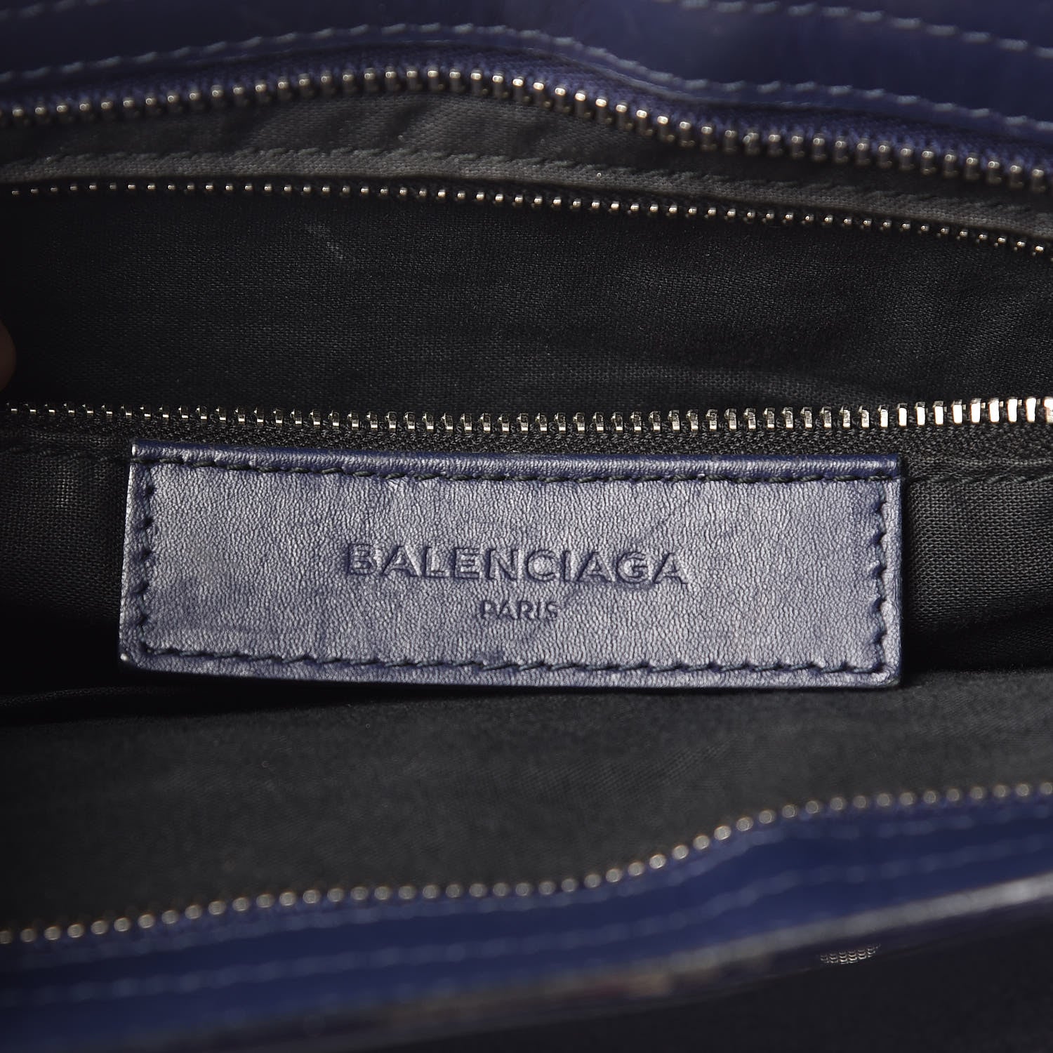 Balenciaga Smooth Calfskin Metallic Patent Giant 12 Silver Hardware City Ultraviolet 8 of 22