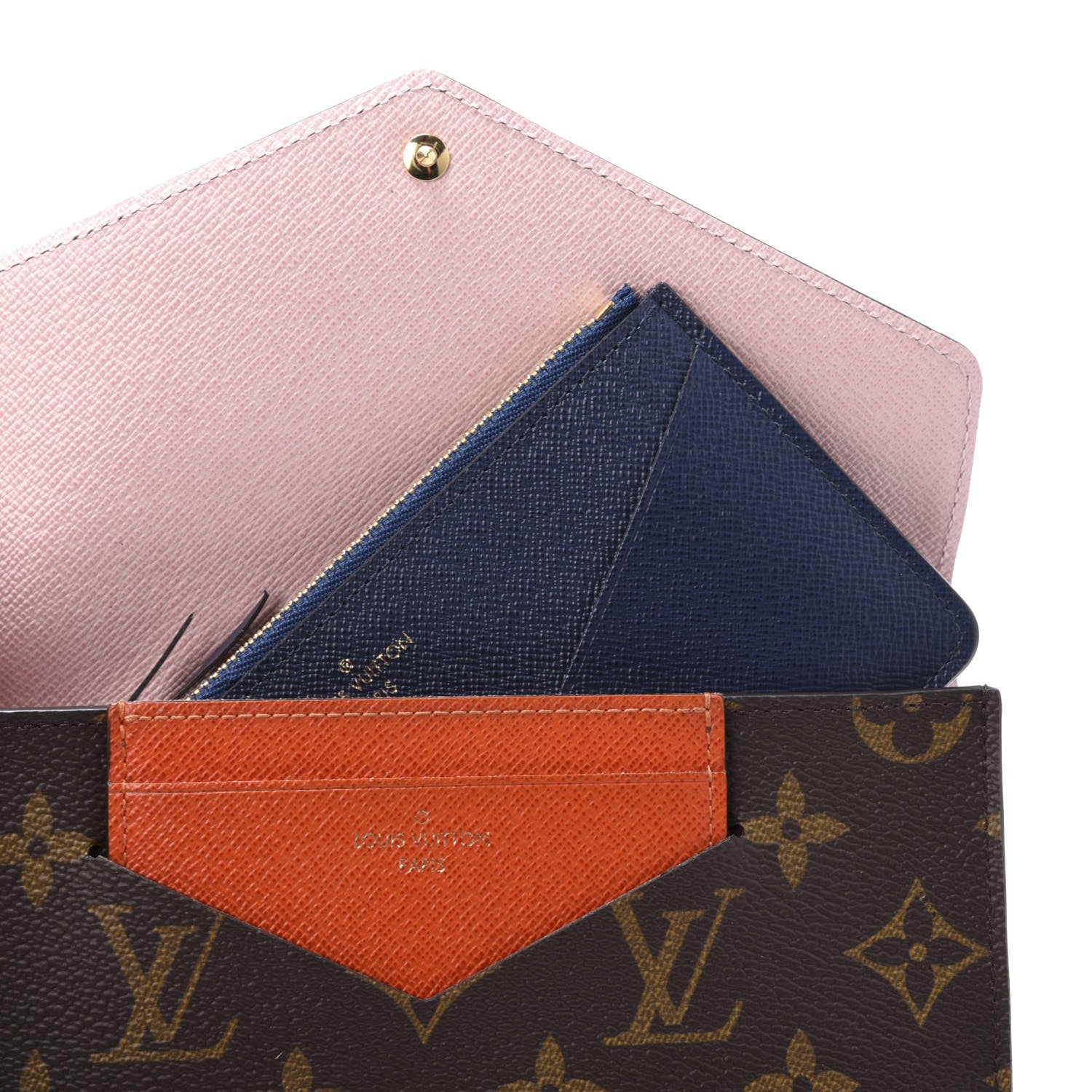 Louis Vuitton Monogram Jeanne Wallet Rose Ballerine 10 of 13