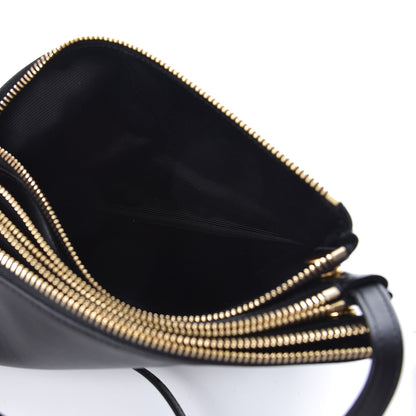 Celine Lambskin Small Trio Crossbody Bag Black 7 of 10