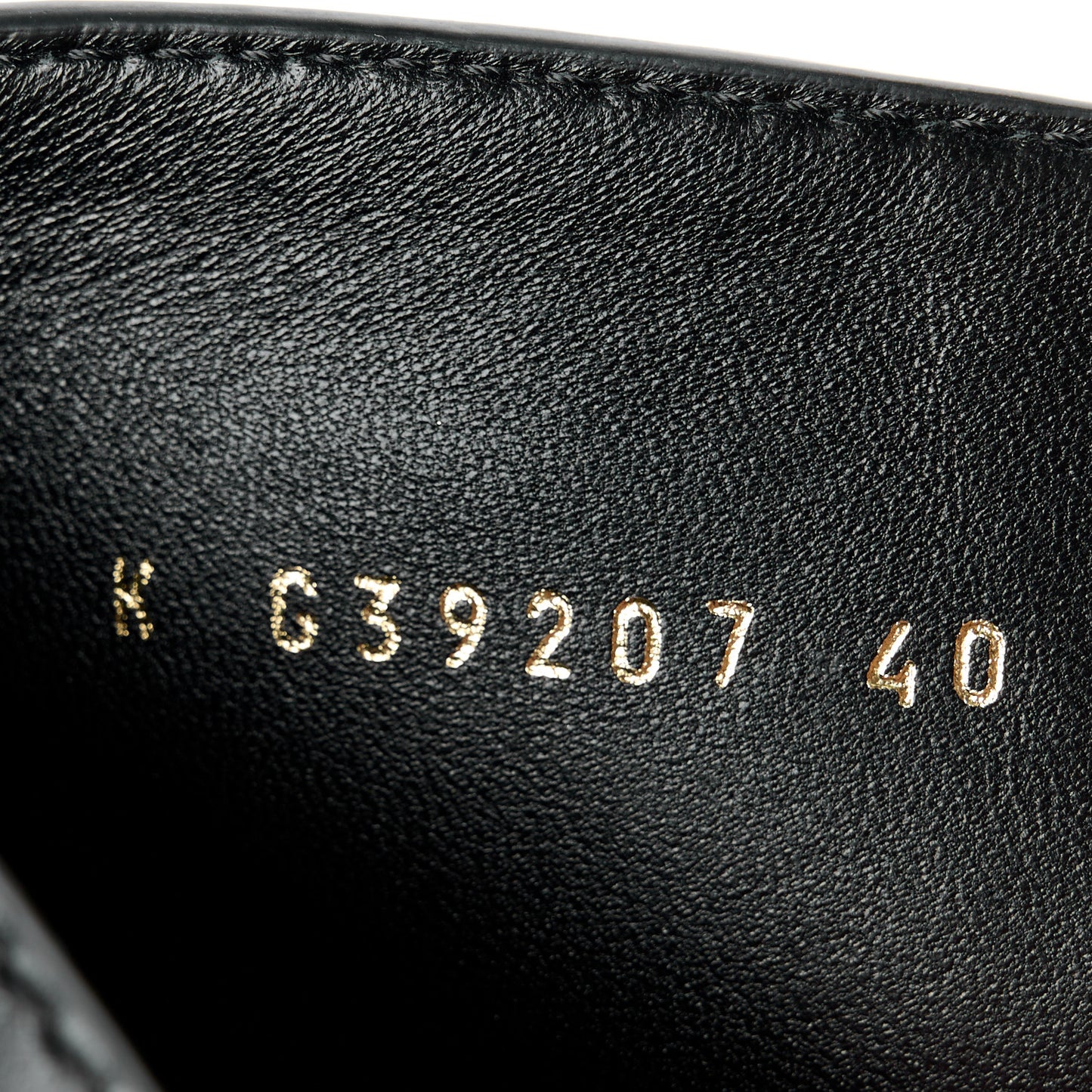 Calfskin Velvet CC Cap Toe Boots 40 Black