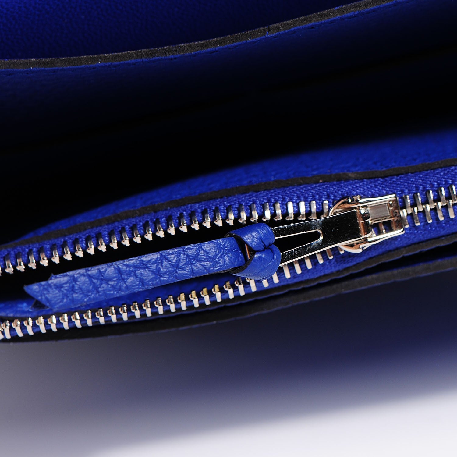 Hermes Togo Dogon Duo Wallet Bleu Electrique 8 of 11