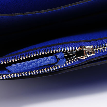 Hermes Togo Dogon Duo Wallet Bleu Electrique 8 of 11