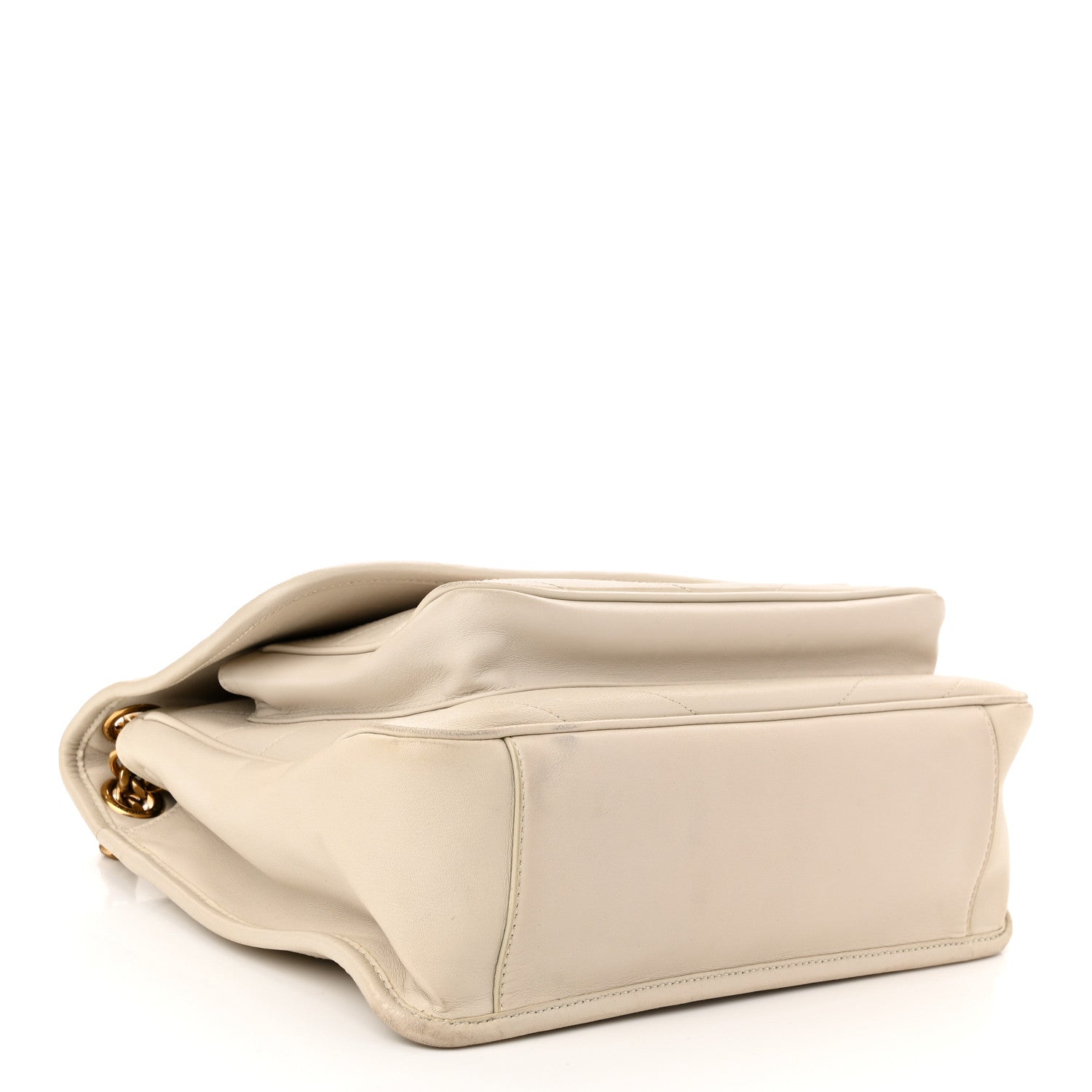 Saint Laurent Lambskin Matelasse Monogram Medium Niki Chain Satchel Nude Powder 4 of 16