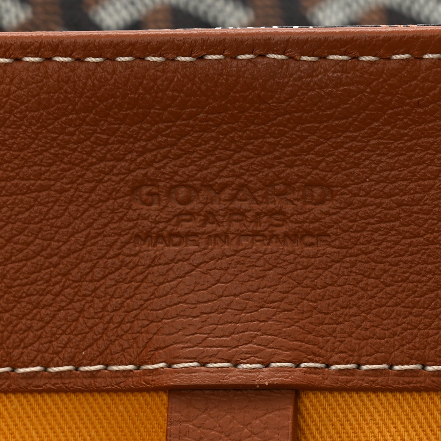 Goyardine Voltaire III Tote Black Gold
