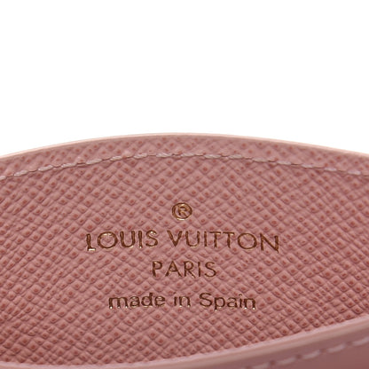 Louis Vuitton Damier Ebene Studded Card Holder Rose Ballerine 7 of 7