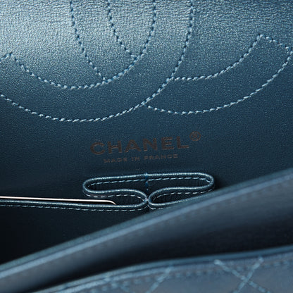 Chanel Metallic Sheepskin Quilted 2.55 Reissue 225 Flap Blue 5 of 10