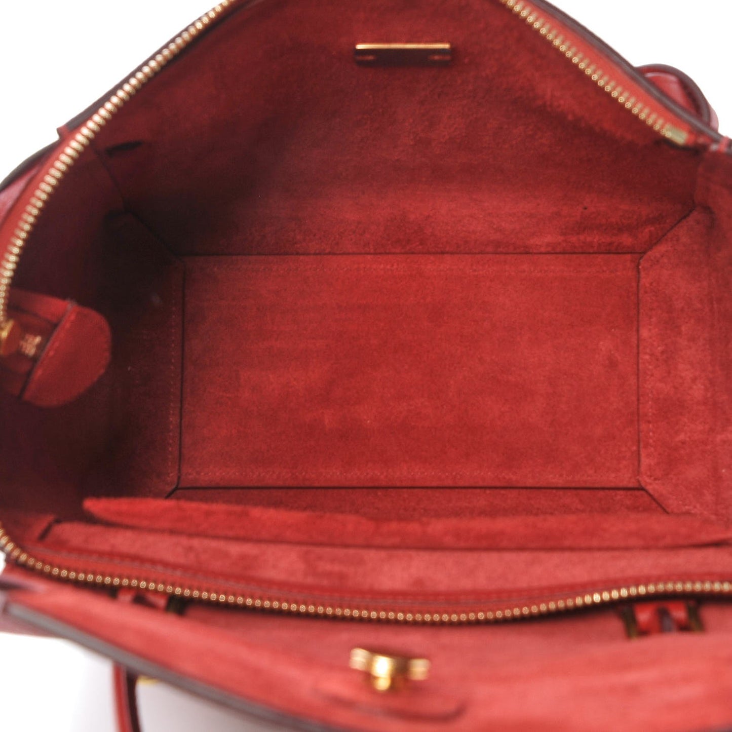 Baby Grained Calfskin Micro Belt Bag Coquelicot