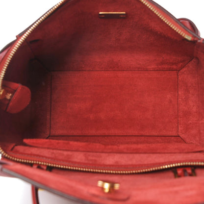 Celine Baby Grained Calfskin Micro Belt Bag Coquelicot 5 of 8