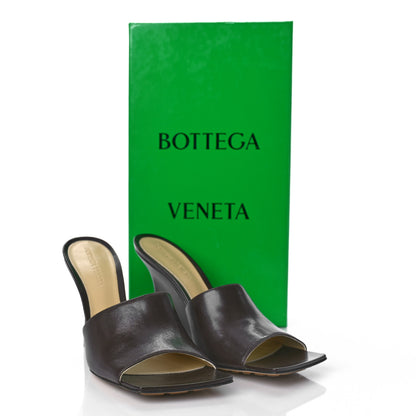 Bottega Veneta Lambskin Stretch Wedge 90mm Sandals 38 Fondant 10 of 10