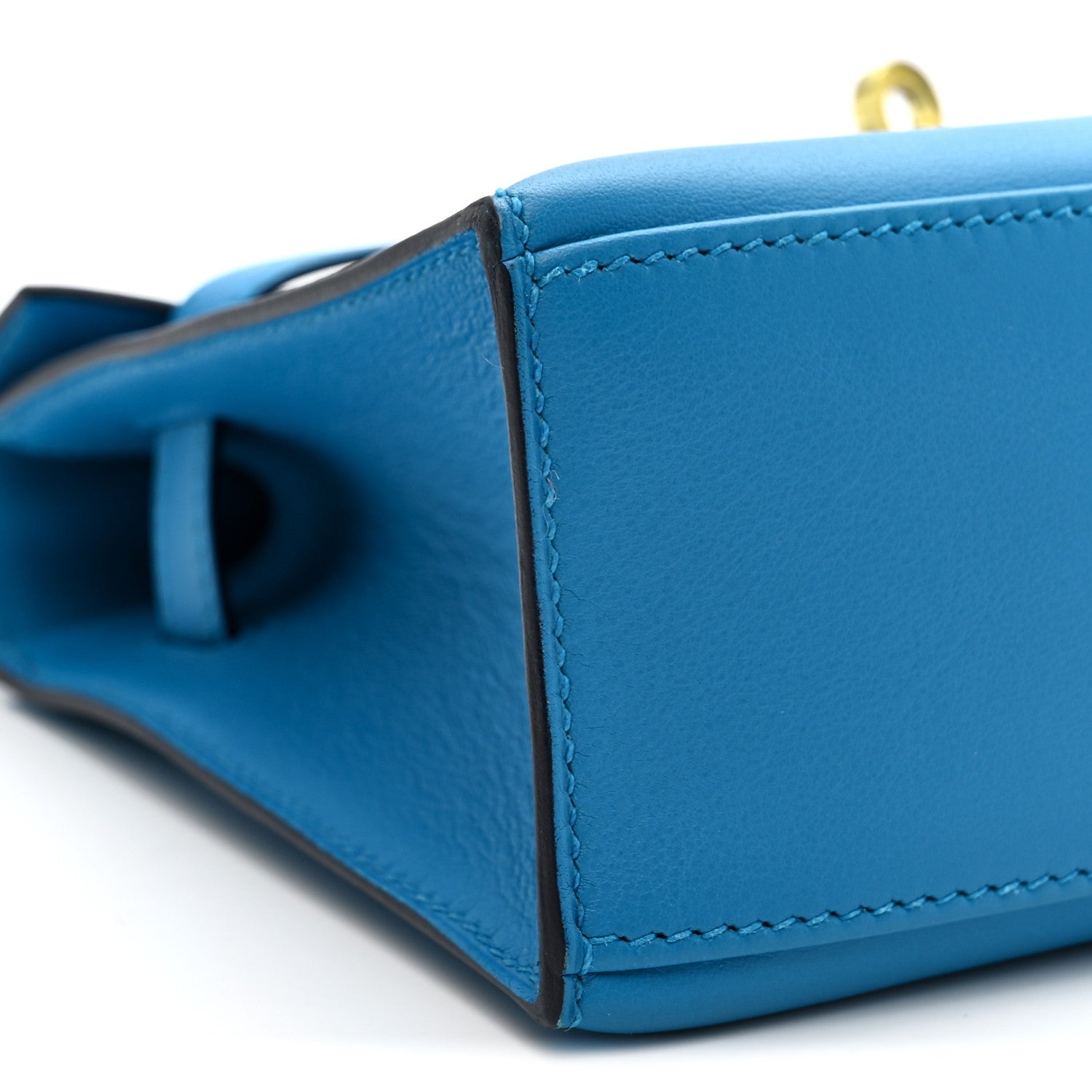 Hermes Swift Kelly Pochette Clutch Bleu Frida 9 of 11