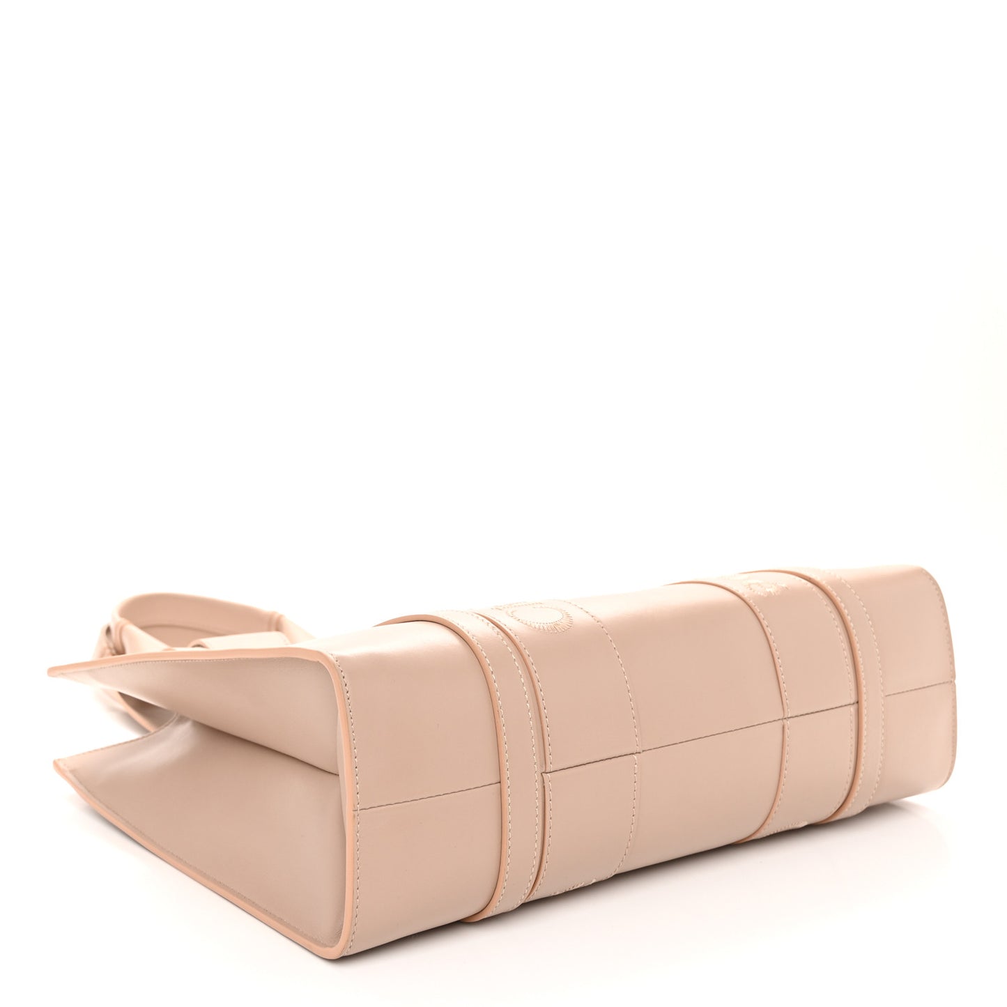 Calfskin Medium Woody Tote Nomad Beige