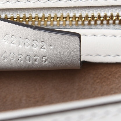 Gucci Calfskin Small Sylvie Shoulder Bag Off White 7 of 10