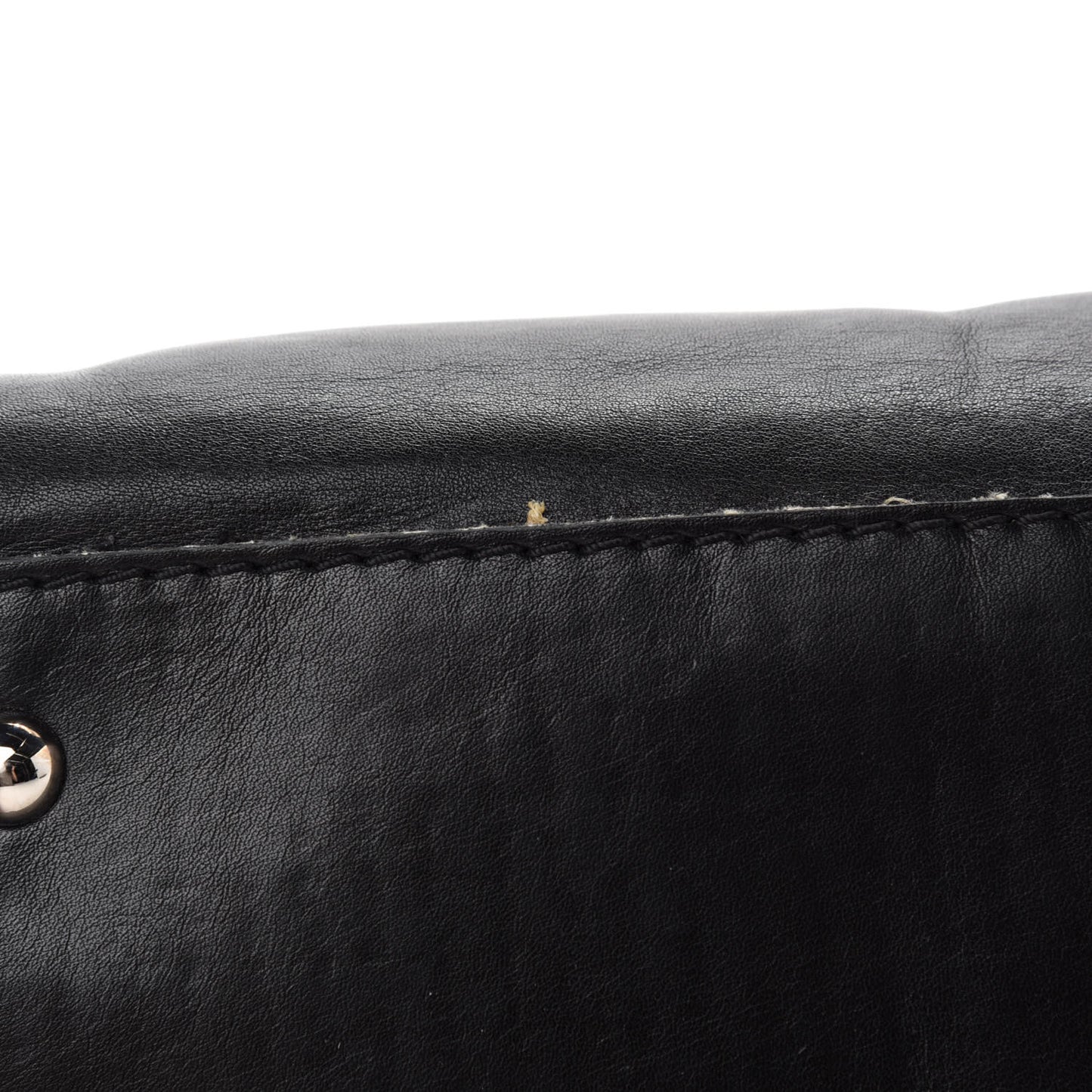 Tweed Calfskin Tweedy Single Flap Black