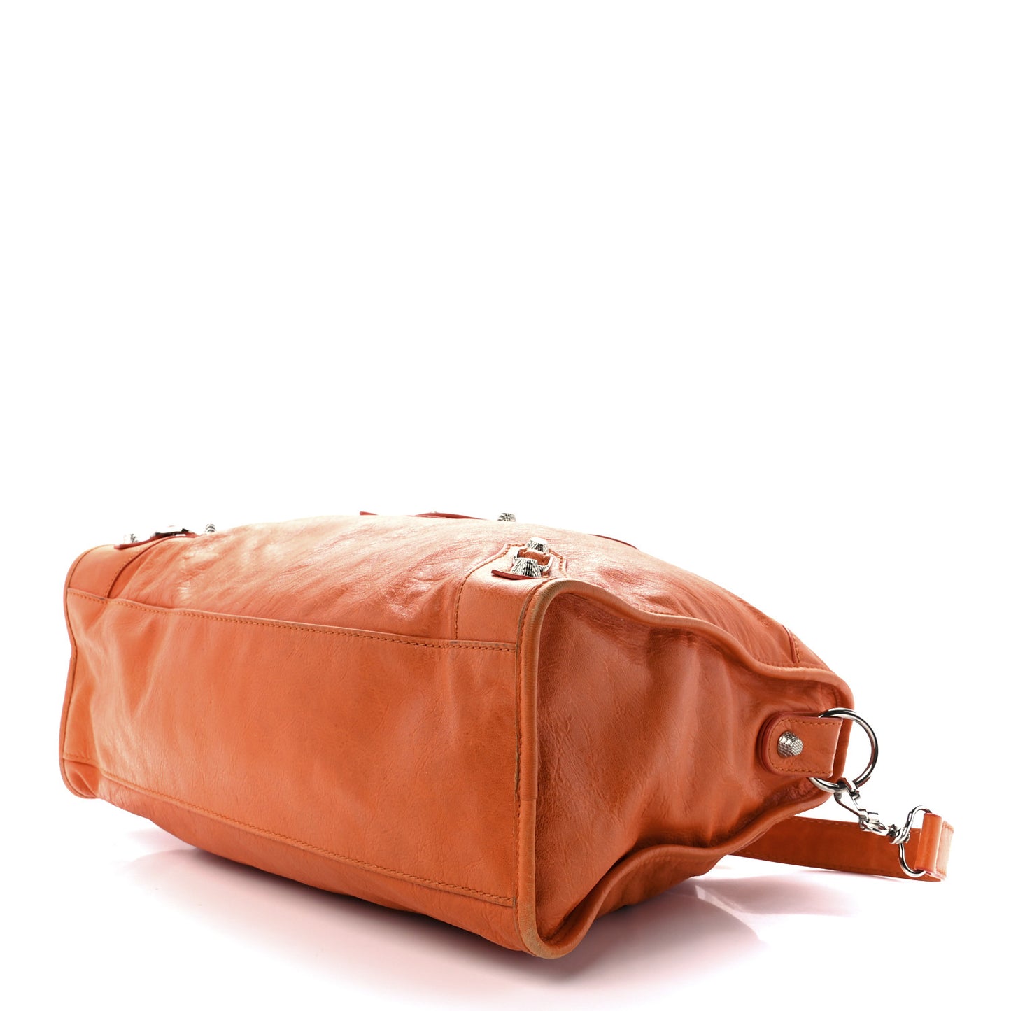 Agneau Giant 12 Silver Hardware City Tangerine