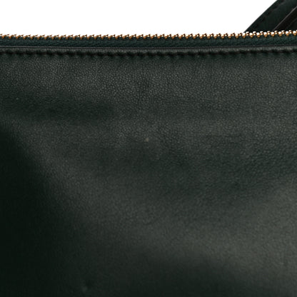 Celine Lambskin Small Trio Crossbody Bag Dark Green 16 of 16