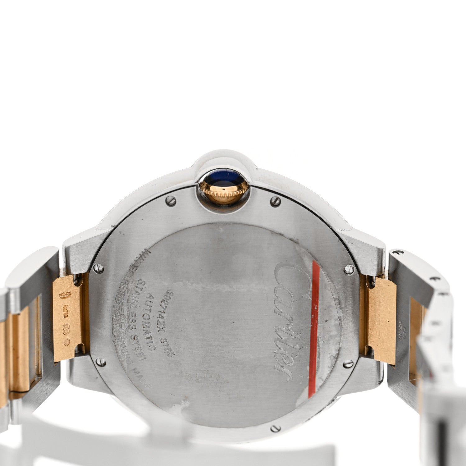 Cartier Stainless Steel 18K Yellow Gold 42mm Ballon Bleu De Cartier Automatic Watch 4 of 5